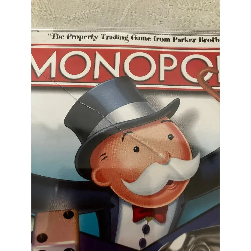 Monopoly PC CD-ROM Game 2001 Atari Windows 95 98 Complete w Manual Jewel Case